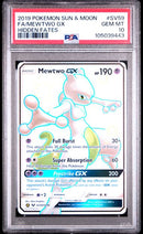 FA/MEWTWO GX HIDDEN FATES 2019 POKEMON SUN & MOON HIDDEN FATES PSA 10