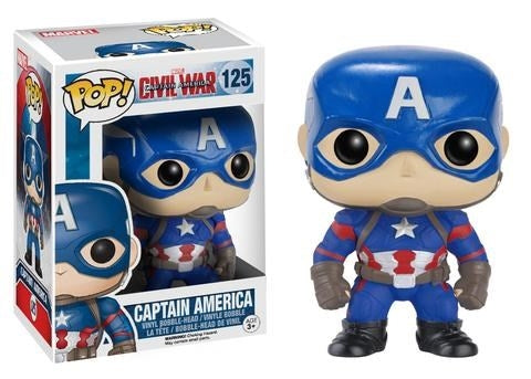 Image for Captain America: Civil War: Captain America (Bobble-Head) - Funko