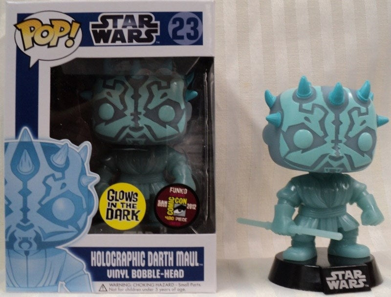 Image for Star Wars: Holographic Darth Maul (Bobble-Head) (Limited Edition) (Glow in the Dark) (SDCC Exclusive) - Funko