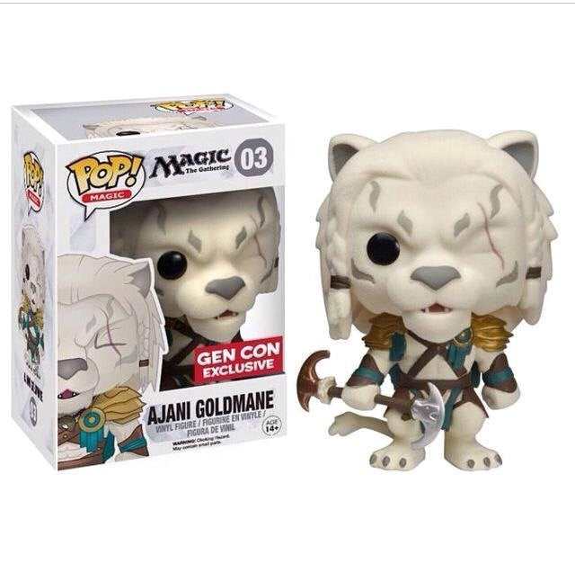 Image for Magic the Gathering: Ajani Goldmane (Flocked) (Gen Con Exclusive) - Funko
