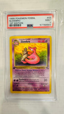 SLOWBRO 1ST EDITION 1999 POKEMON FOSSIL PSA 9