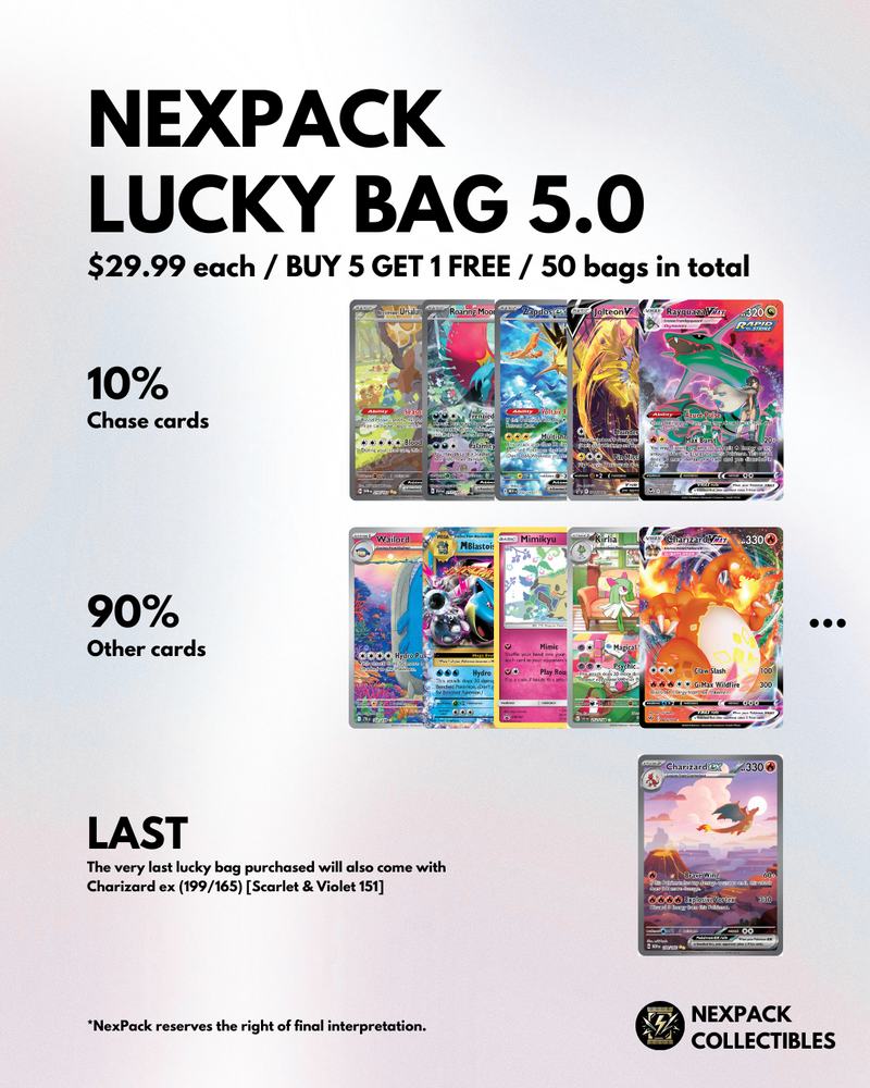 NexPack Lucky Bag 5.0 (Buy 5 Get 1 FREE)