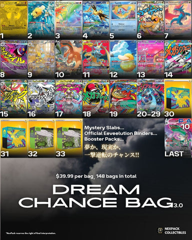 NexPack Dream Chance Bag 3.0!!! 夢か、現実か 一撃逆転のチャンス!! (PICK-UP ONLY)