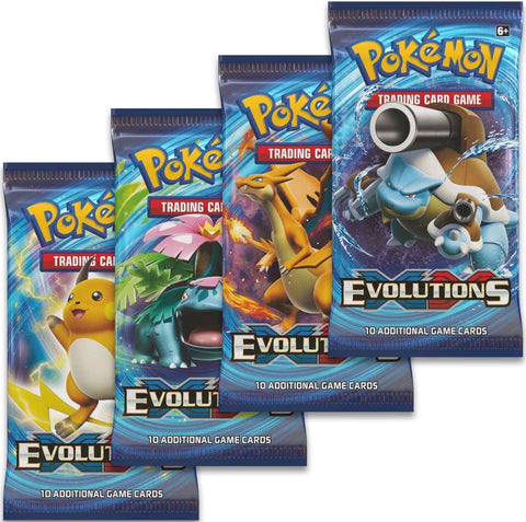 Image for Evolutions Booster Pack Art Bundle [Set of 4] - Pokemon