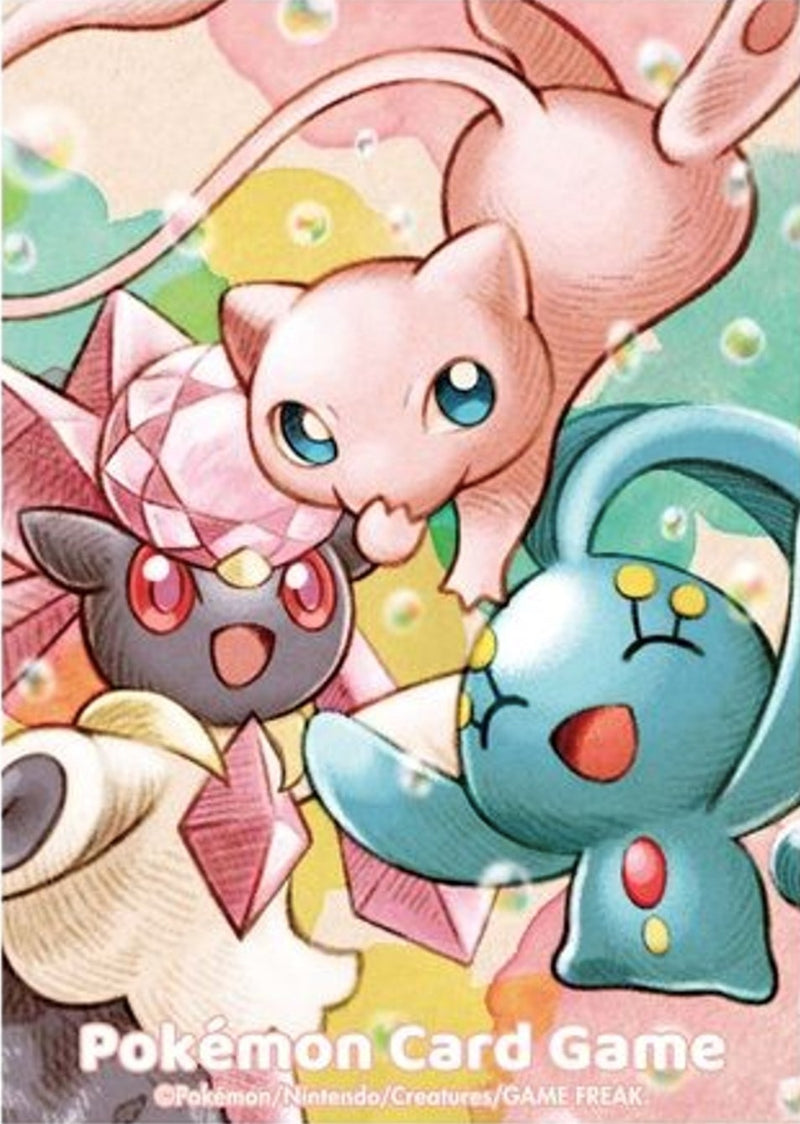 Image for Pokemon TCG: Pokemon Center Japan Exclusive Card Sleeves - Mew, Manaphy and Deancie (64-Pack) - Card Sleeves