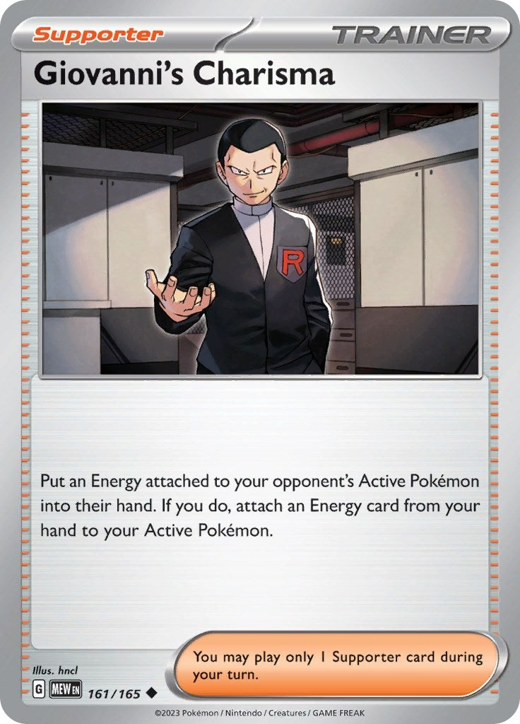 Giovanni's Charisma (161/165) [Scarlet & Violet 151]