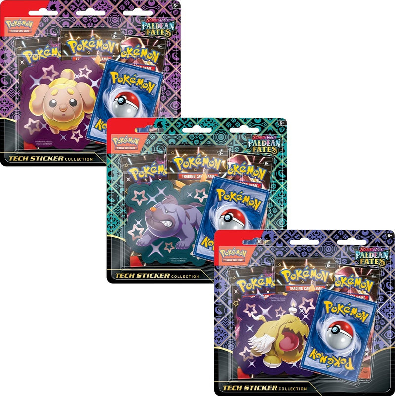 Image for Paldean Fates Tech Sticker Collections [Set of 3] - Pokemon