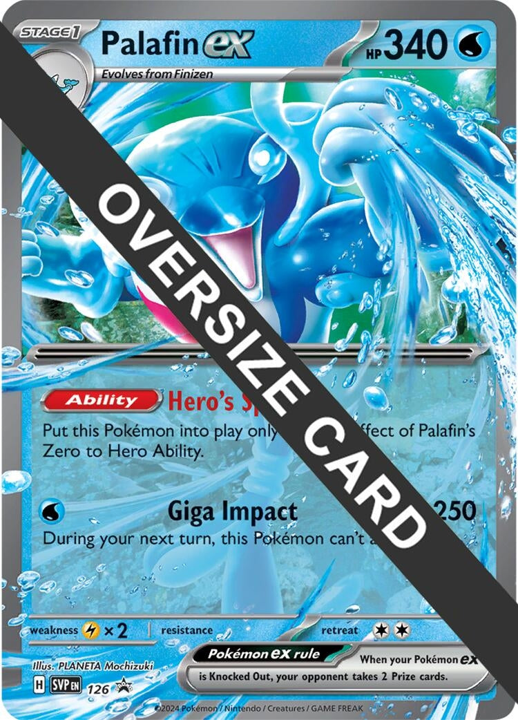 Palafin ex (126) (Jumbo Card) [Scarlet & Violet: Black Star Promos]