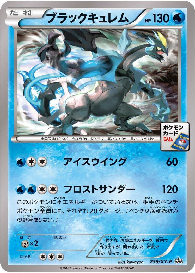Image for Black Kyurem - 239/XY-P (239/XY-P) (XY-P: XY Promos) - Pokemon Japan