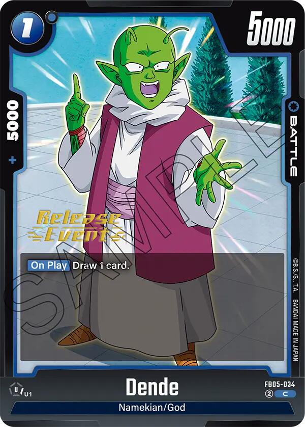 Dende (FB05-034) [New Adventure Release Event Cards]