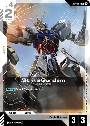Image for Strike Gundam (ST04-002) (Edition Beta) - Gundam Card Game