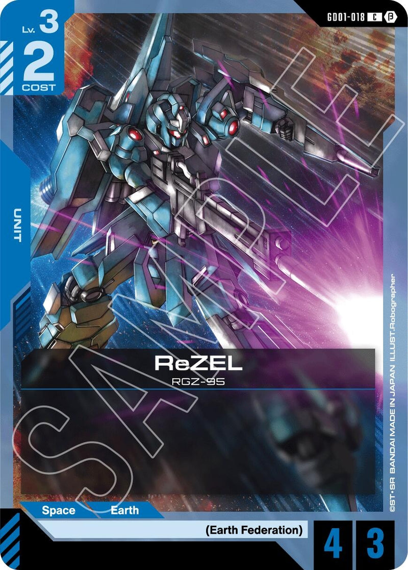 Image for ReZEL (GD01-018) (Edition Beta) - Gundam Card Game