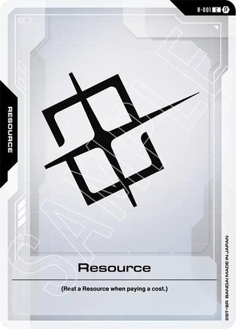 Image for Resource (R-001) (Edition Beta) - Gundam Card Game