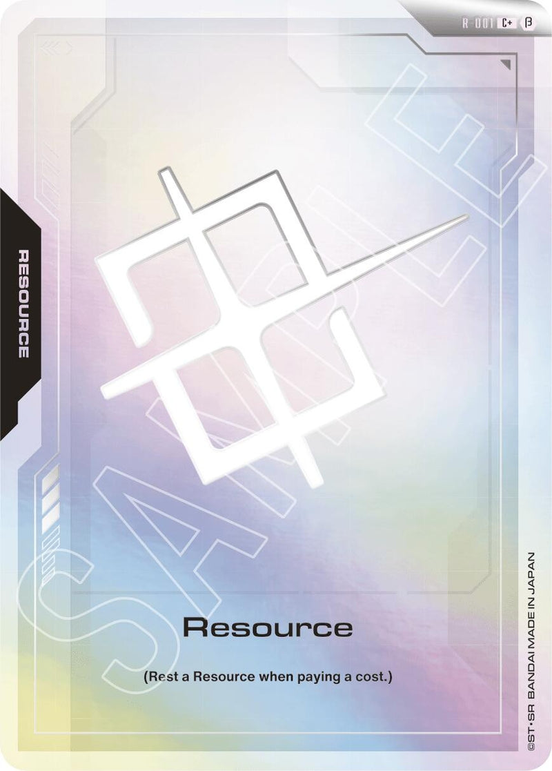 Image for Resource (C+) (R-001) (Edition Beta) - Gundam Card Game