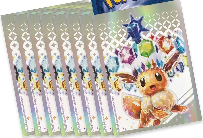 Image for Pokemon TCG: Prismatic Evolution Elite Trainer Box Card Sleeves - Eevee (65 Pack) - Card Sleeves