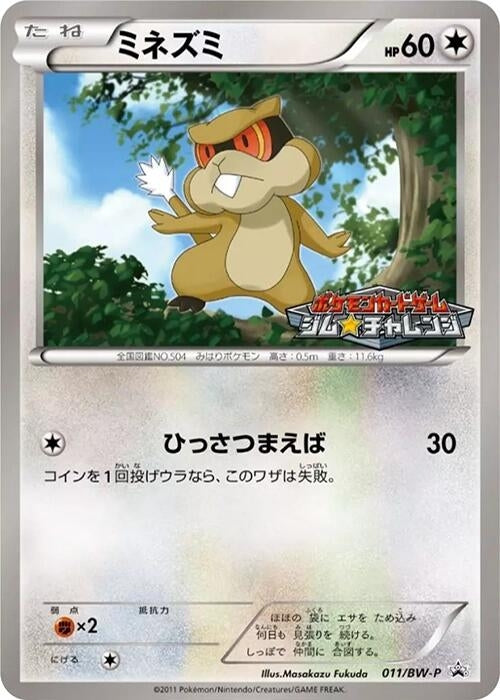 Image for Patrat - 011/BW-P (011/BW-P) (BW-P Promotional cards) - Pokemon Japan