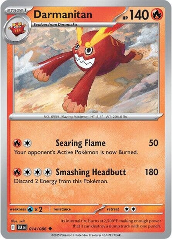 Darmanitan (014/086) [Scarlet & Violet: Black Bolt]