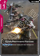 Image for Zeon Remnant Forces (GD01-115) (Newtype Rising) - Gundam Card Game