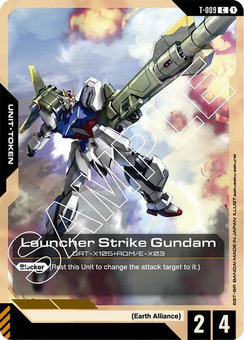 Image for Launcher Strike Gundam (T-009) Token (T-009) (Newtype Rising) - Gundam Card Game