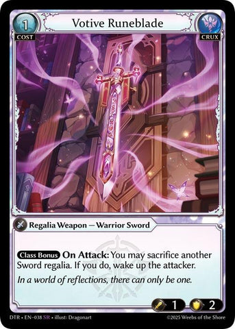 Votive Runeblade (038) [Distorted Reflections]