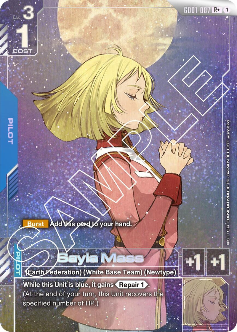 Image for Sayla Mass (R+) (GD01-087) (Newtype Rising) - Gundam Card Game