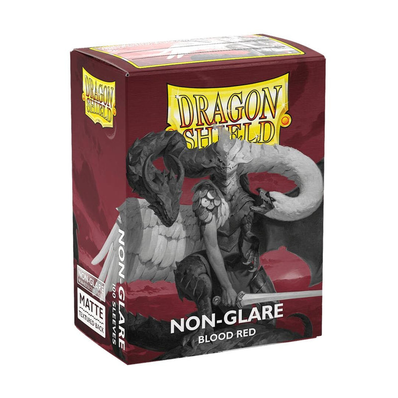Image for Dragon Shield Non-Glare Matte Blood Red Sleeves (100-Pack) - Card Sleeves