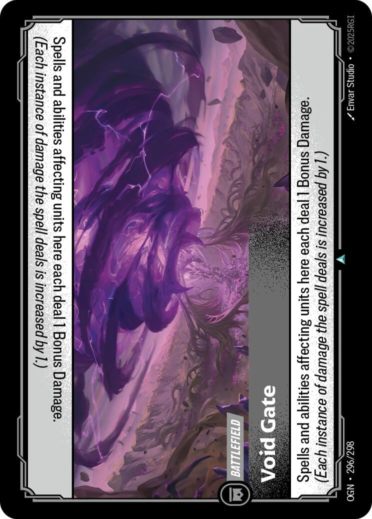 Image for Void Gate (296/298) (Origins) - Riftbound: League of Legends Trading Card Game