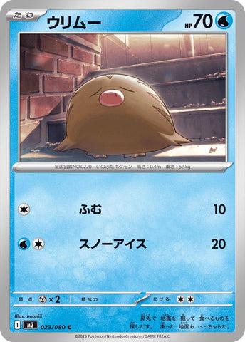 Image for Swinub (023/080) (M2: Inferno X) - Pokemon Japan
