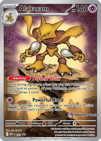 Alakazam (009) (Pokemon Center Exclusive) [Mega Evolution Promo]