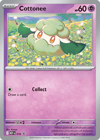 Cottonee (Cosmos Holo) (018) (ME: Mega Evolution Promo)