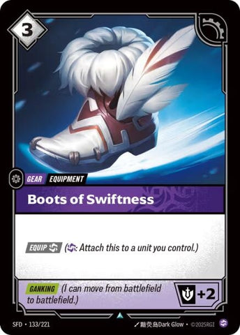 Image for Boots of Swiftness (133/221) (Spiritforged) - Riftbound: League of Legends Trading Card Game