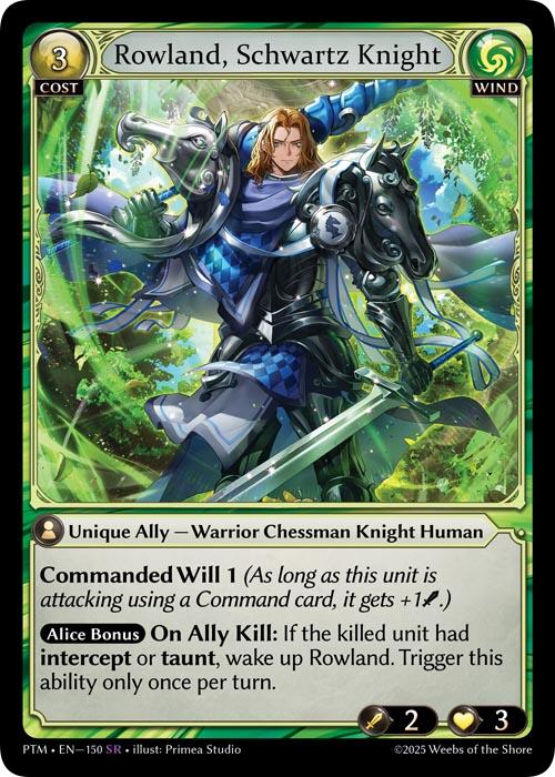 Rowland, Schwartz Knight (150) [Phantom Monarchs]