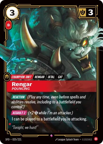 Rengar - Pouncing (025/221) (Spiritforged)