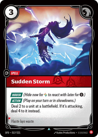 Sudden Storm (017/221) (Spiritforged)