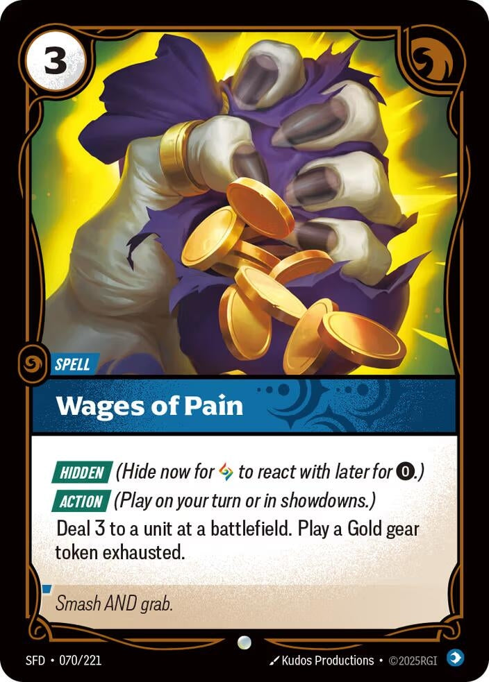 Wages of Pain (070/221) (Spiritforged)