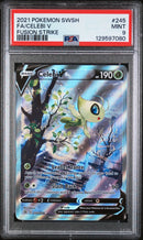 PSA 9 - FA/CELEBI V FUSION STRIKE 2021 POKEMON SWORD & SHIELD FUSION STRIKE