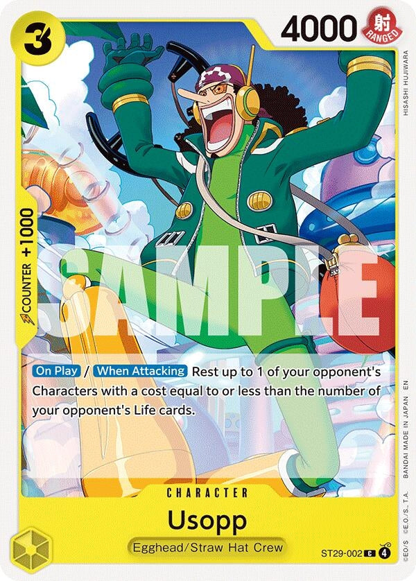 Image for Usopp (ST29-002) (ST-29: Starter Deck 29 Egghead) (ST-29) - One Piece Card Game