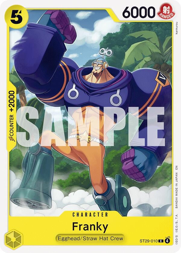 Image for Franky (ST29-010) (ST-29: Starter Deck 29 Egghead) (ST-29) - One Piece Card Game