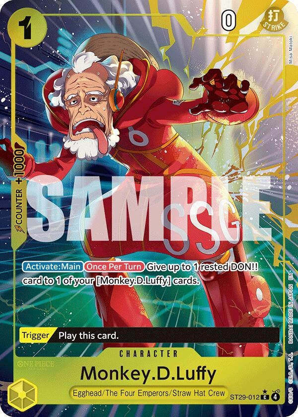 Image for Monkey.D.Luffy (012) (Full Art) (ST29-012) (ST-29: Starter Deck 29 Egghead) (ST-29) - One Piece Card Game