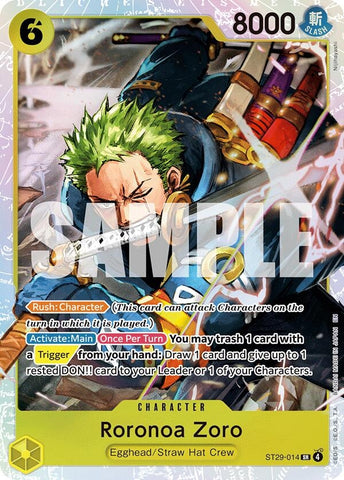 Roronoa Zoro (ST29-014) (Starter Deck 29: Egghead)