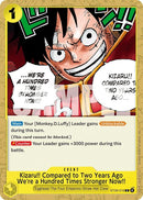 Image for Kizaru!! Compared to Two Years Ago We're a Hundred Times Stronger Now!! (ST29-016) (ST-29: Starter Deck 29 Egghead) (ST-29) - One Piece Card Game