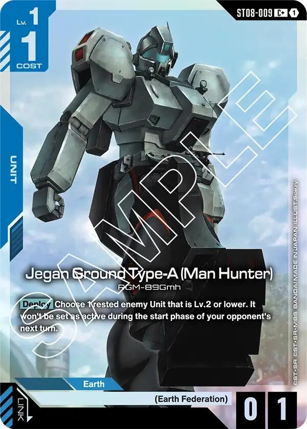 Image for Jegan Ground Type-A (Man Hunter) (C+) (ST08-009) (Starter Deck 08: Flash of Radiance) - Gundam Card Game