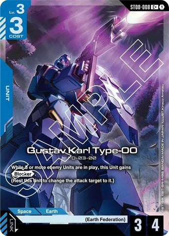 Image for Gustav Karl Type-00 (C+) (ST08-008) (Starter Deck 08: Flash of Radiance) - Gundam Card Game