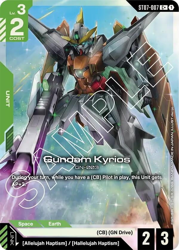Image for Gundam Kyrios (ST07-007) (C+) (ST07-007) (Starter Deck 07: Celestial Drive) - Gundam Card Game