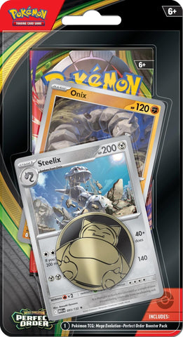 Mega Evolution: Perfect Order - Premium Checklane Blister (Steelix Line)