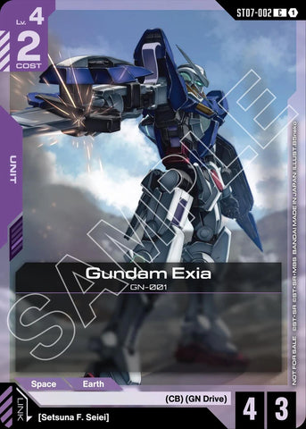 Gundam Exia (ST07 Release Event) (ST07-002) (Gundam Promotional Cards)