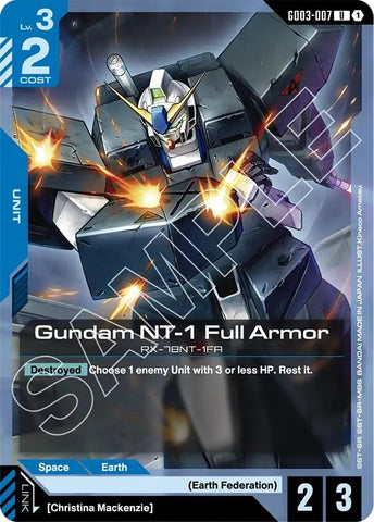 Gundam NT-1 Full Armor (GD03-007) (Steel Requiem)