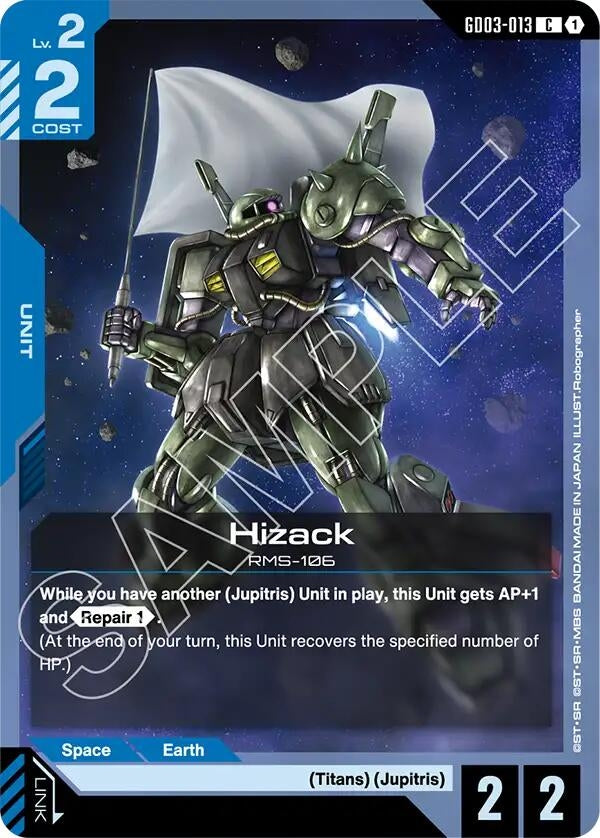 Hizack (GD03-013) (Steel Requiem)