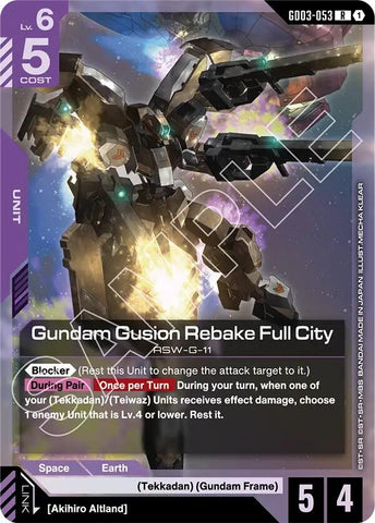 Gundam Gusion Rebake Full City (GD03-053) (Steel Requiem)