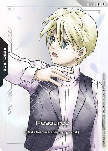Resource (RP-030) (Premium Accessory Set - Mobile Suit Gundam Wing) (RP-030) (Promotional Resource Tokens)